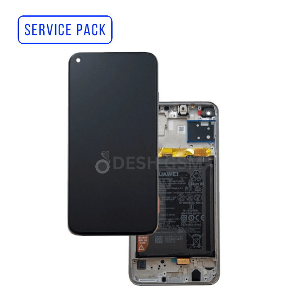 02353KFU Ecran LCD HUAWEI P40 LITE E FULL BODY ORIGINAL SERVICE PACK - BLACK