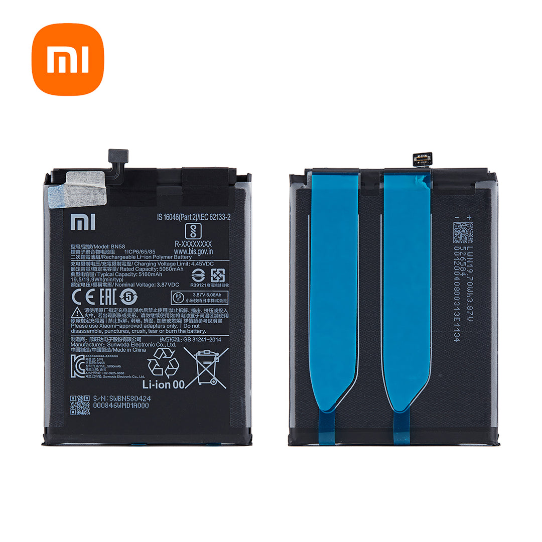 Batterie XIAOMI REDMI NOTE 12 5g /POCO X5 5G | XIAOMI 12T XIAOMI 12T PRO 5G - BN5J