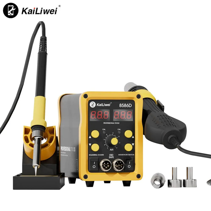 Soldering Station avec HOT Gun (8586D) | KAILIWEI