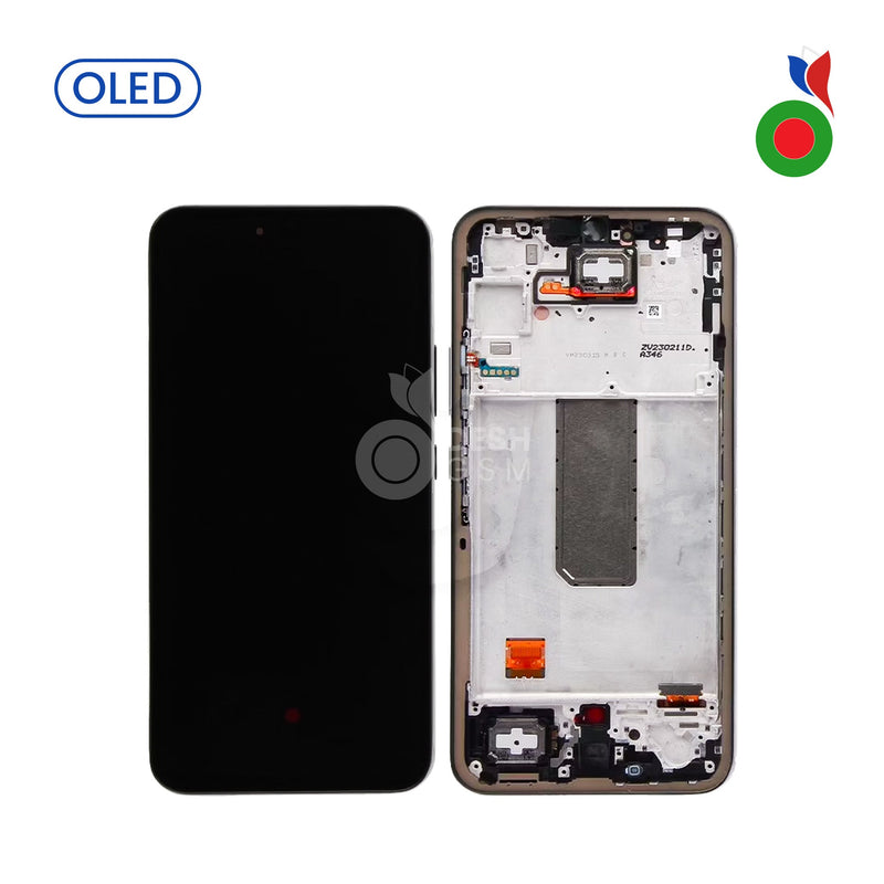 Ecran Complet A34 5G A346B avec Chassis (NOIR) - OLED | SAMSUNG