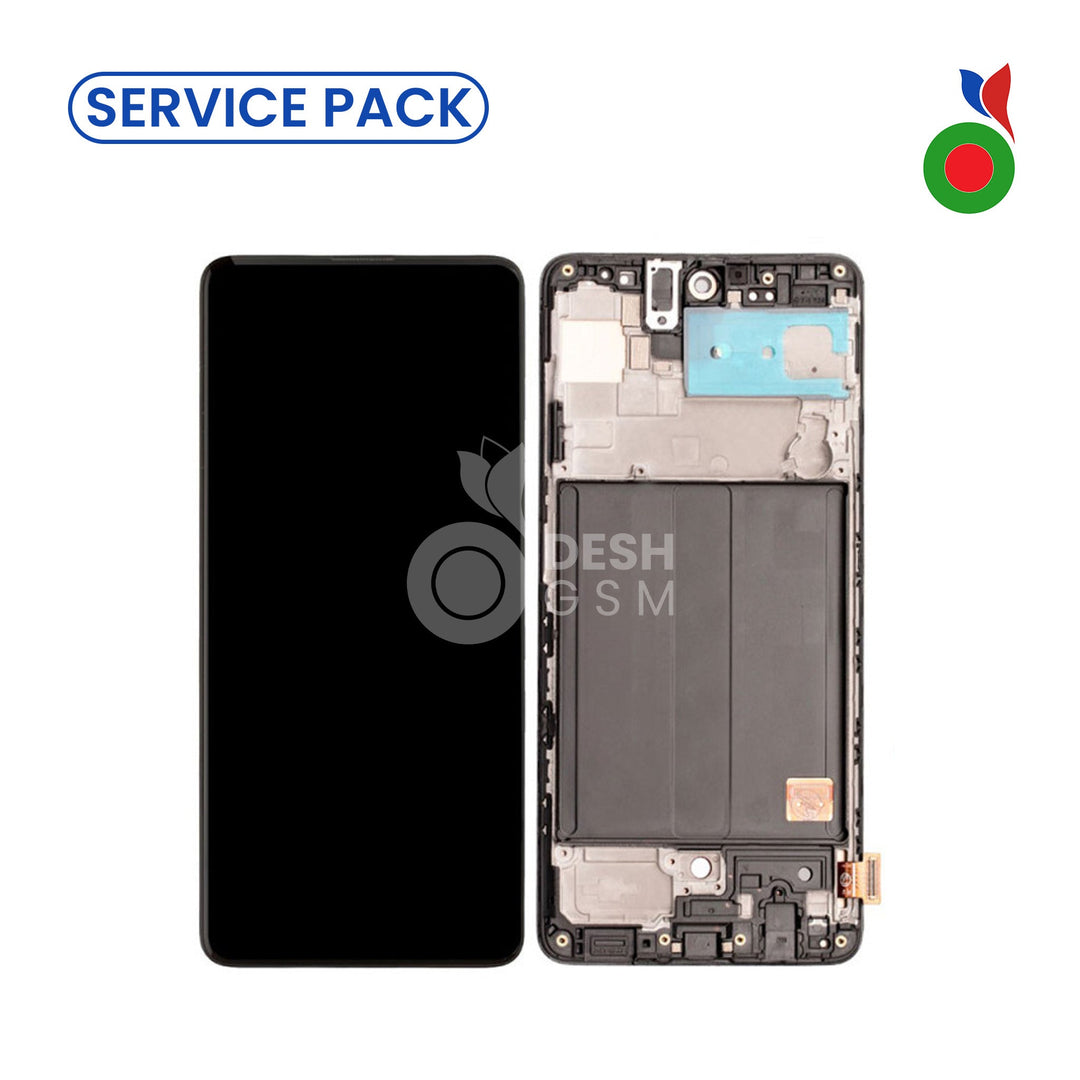 ECRAN COMPLET A51 4G A515F AVEC CHASSIS | SERVICE PACK | SAMSUNG