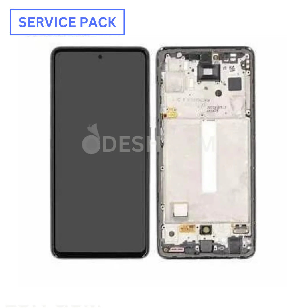 ECRAN SAMSUNG A55 5G A556B SERVICE PACK AVEC CHASSIS (JUNE) ASSEMBLED