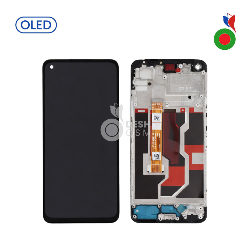 Ecran Complet LCD A76 avec Chassis - NOIR | OPPO