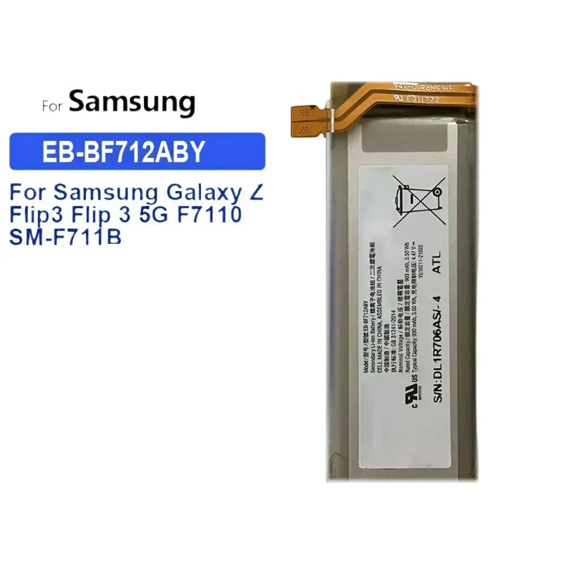 BATTERIE SAMSUNG Z FLIP 3 5G F711B COMPATIBLE (SMALL) 2ND