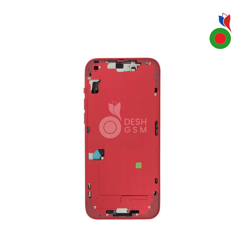 Chassis intermediaire avec Pieces iPhone 14 (OEM) - ROUGE