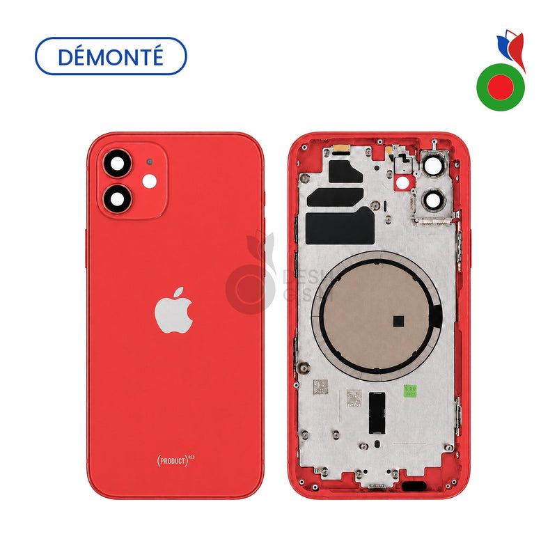 Chassis iPhone 12 (Demonte Origine) sans Pieces - ROUGE | APPLE - Grade A