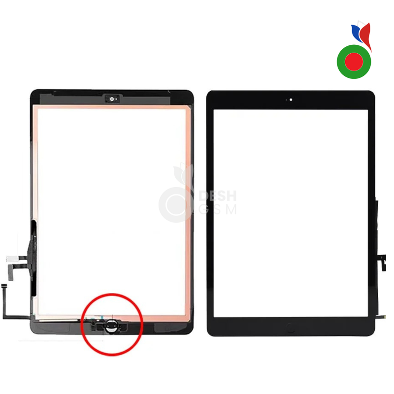 IPAD 7 10.2 7em gen A2197 | 8eme gen A2270 TACTILE AVEC BUTTON HOME NOIR