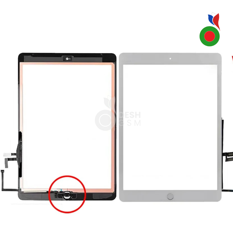 IPAD 7 10.2 7em gen A2197 | 8eme gen A2270 TACTILE AVEC BUTTON HOME BLANC