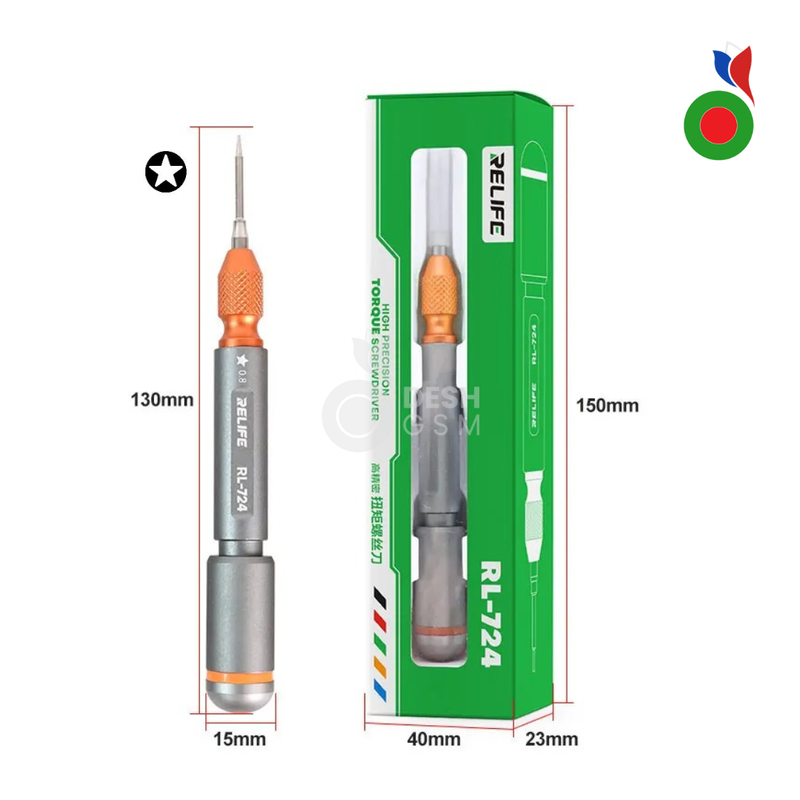 RELIFE RL-724 Tournevis Haute Precision 0.8 – Outil de Reparation