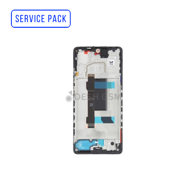 ECRAN Complet XIAOMI REDMI NOTE 12 PRO PLUS 4G SERVICE PACK AVEC CHASSIS (NOIR)