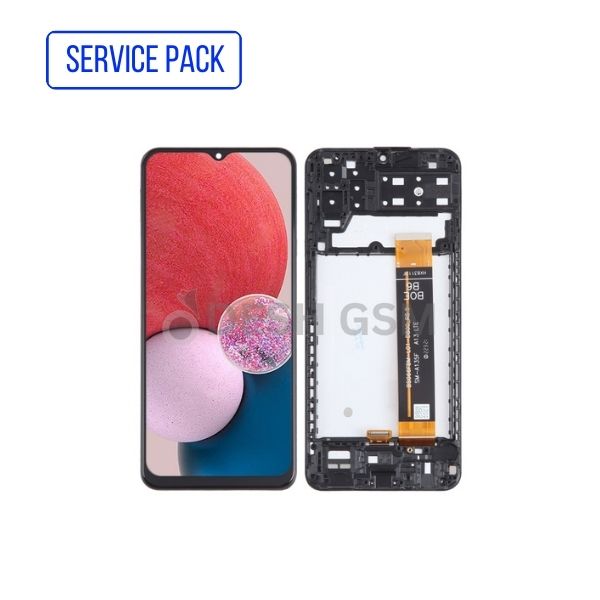 ECRAN LCD SAMSUNG A13 4G 2021 A135 SERVICE PACK AVEC CHASSIS
