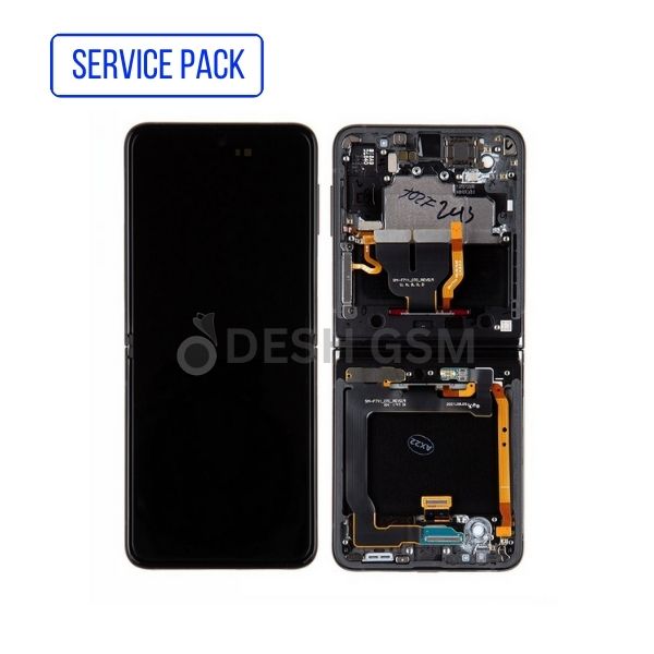 ECRAN COMPLET SAMSUNG Z FLIP 3 5G F711B SERVICE PACK NOIR | BLUE (INNER)
