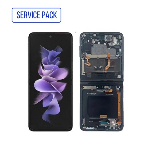 ECRAN COMPLET SAMSUNG Z FLIP 3 5G F711B Service Pack PURPEL | VERT | LAVENDER (INNER)