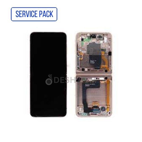 ECRAN COMPLET INTERIEUR GALAXY Z FLIP 4 5G F721B/N | SERVICE PACK | PINK/ROSE/OR | SAMSUNG