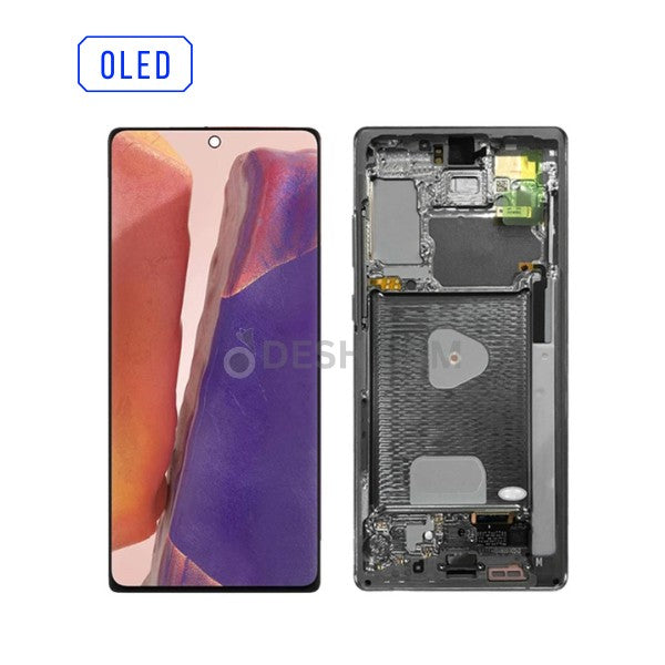 Ecran Complet Note 20 Ultra avec Chassis N985F N986F N986 4G/5G (NOIR) - OLED | SAMSUNG BRONZ