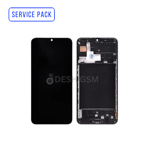ECRAN LCD XIAOMI NOTE 12 PRO 5G AVEC CHASSIS SERVICE PACK - NOIR