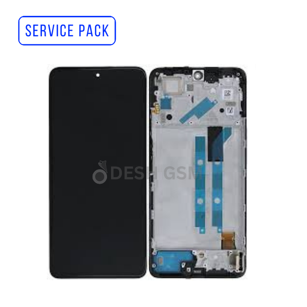 ECRAN LCD XIAOMI REDMI NOTE 11 PRO 5G 2022 REDMI NOTE 11 PRO 4G (NOTE 10S NFC 2022 ) SERVICE PACK AVEC CHASSIS *COLOR NOIR 5600010K6S00
