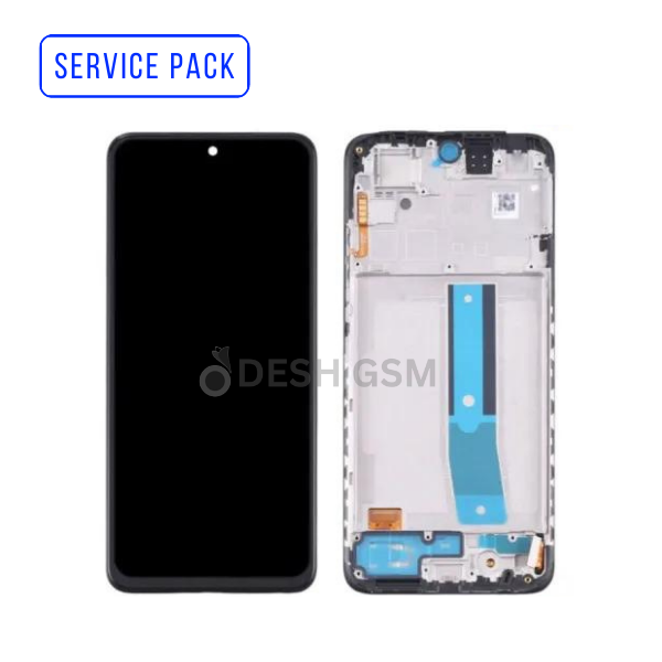 ECRAN LCD Xiaomi REDMI Note 11 4G | Note 11 NFC 2022 SERVICE PACK AVEC CHASSIS (NOIR)
