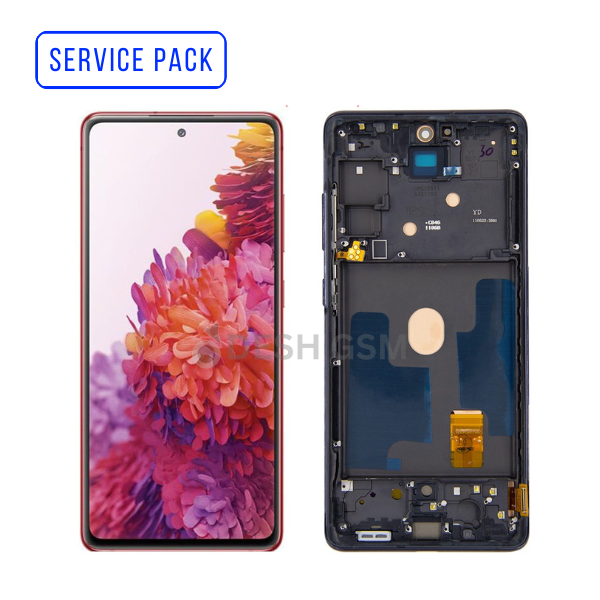 ECRAN SAMSUNG S20 FE G780/G781 4G/5G SERVICE PACK AVEC CHASSIS (Cloud Lavender/PURPEL)