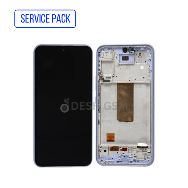 ECRAN Samsung SM-A546 (A54 5G 2023) SERVICE PACK AVEC CHASSIS BLANC