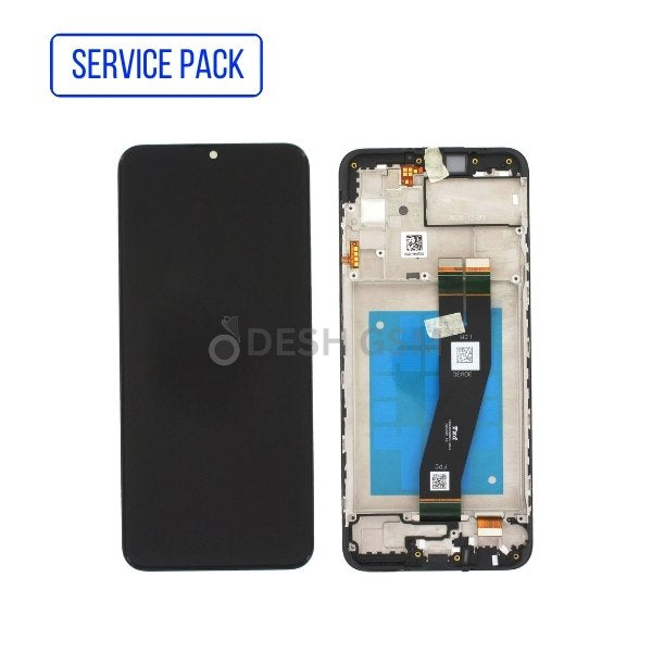 GH81-20181A Samsung Galaxy A02s A025G Service Pack European Virsion. With frame BLACK NAPPE
