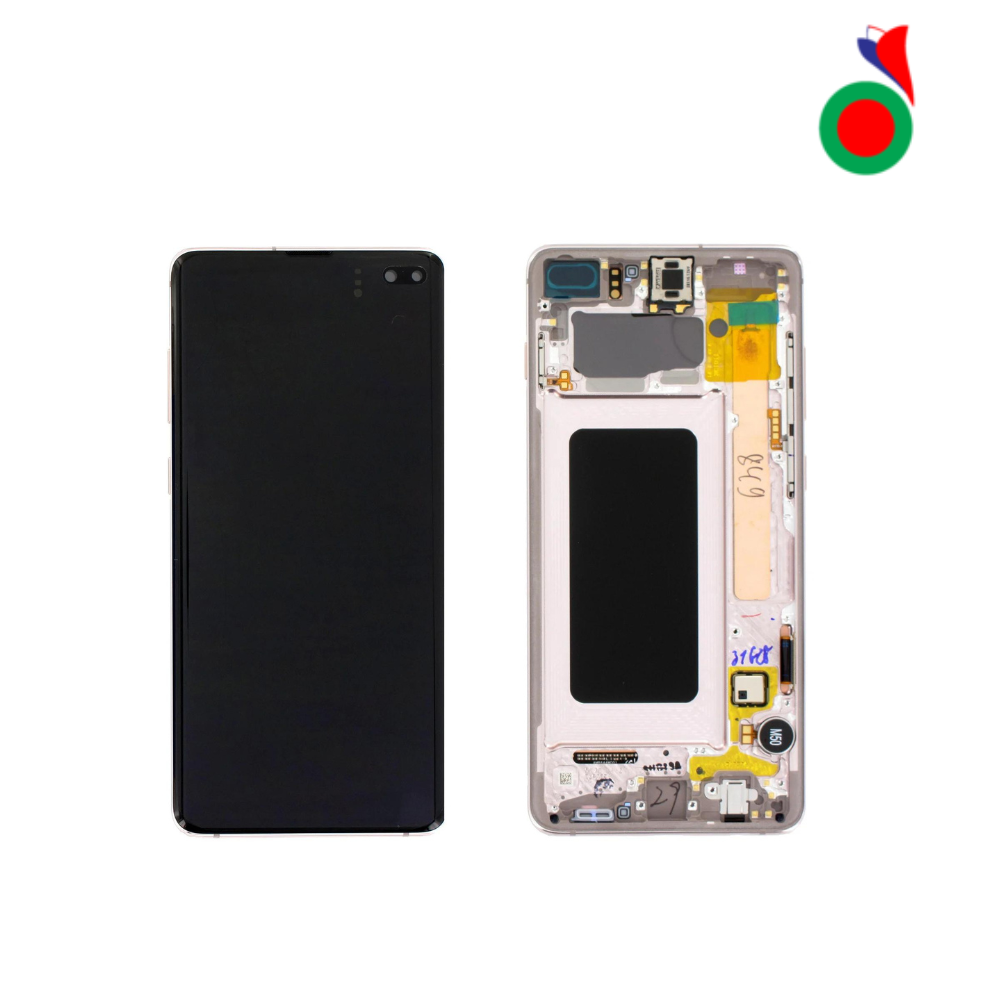 ECRAN SAMSUNG S10 PLUS G975F AVEC CHASSIS NOIR (INCELL)