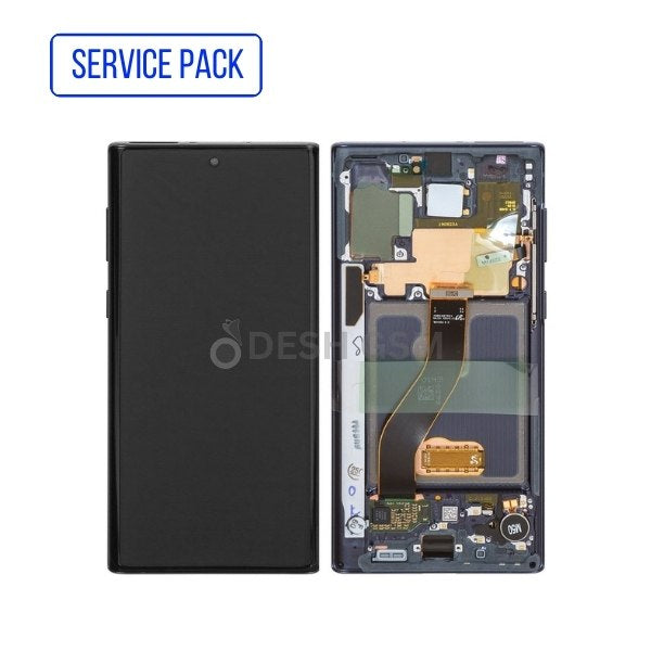 GH82-20817A/20818A SAMSUNG NOTE 10 N970F ECRAN SERVICE PACK AVEC CHASSIS *BLANC /SILVER*