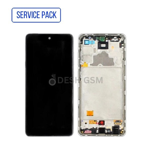 ECRAN SAMSUNG A725F A726F A72 4G /5G 2021 SERVICE PACK AVEC CHASSIS | BLANC
