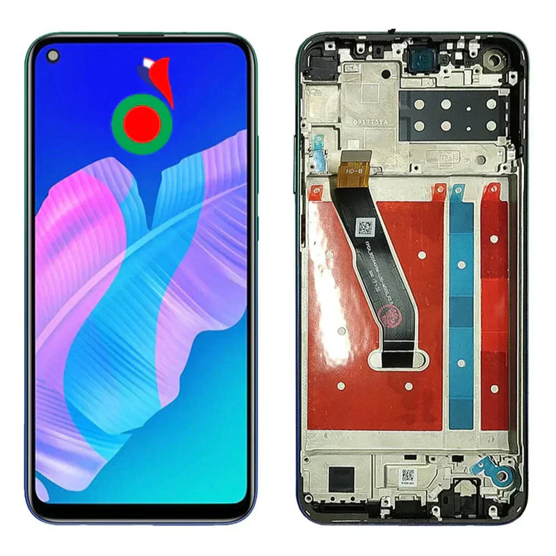 ECRAN LCD HUAWEI P40 LITE E | AVEC CHASSIS | ORIGINAL| NOIR