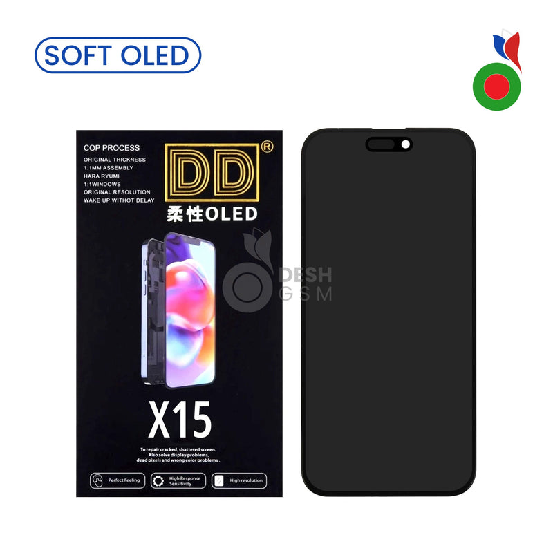 Ecran Complet iPhone 15 - DD SOFT OLED | avec IC (FORMAT ORIGINAL)