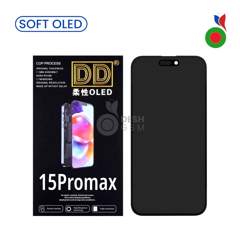 Ecran Complet iPhone 15 Pro Max - DD SOFT OLED | avec IC (FORMAT ORIGINAL)