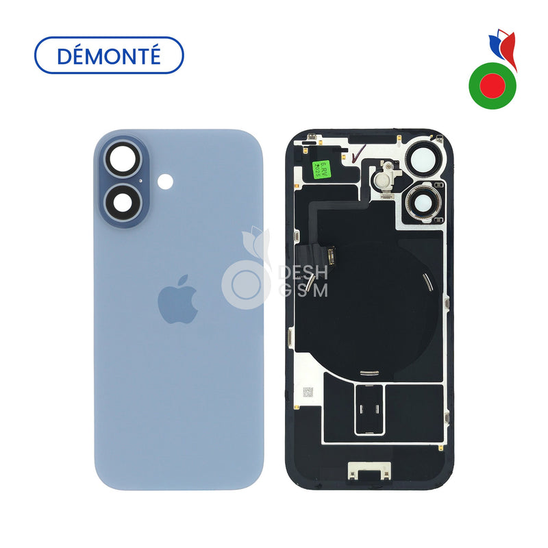 Vitre Arriere avec MagSafe - iPhone 17 | BRUME | BLEU (Original Demonte) - Grade A