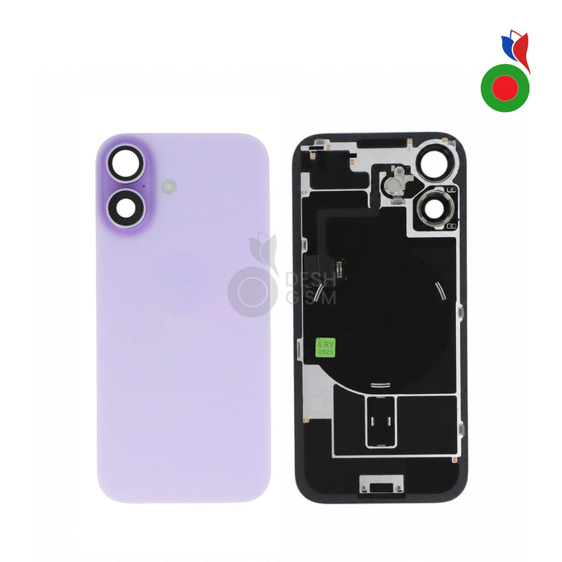 Vitre Arriere Complete avec MagSafe - iPhone 17 | LAVANDE - Sans Marquage
