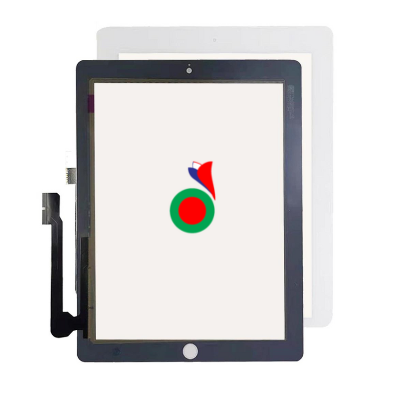 IPAD 3 A1403 A1416 A1430 TOUCH / IPAD 4 A1458 A1459 A1460 TOUCH AVEC BUTTON HOME - NOIR