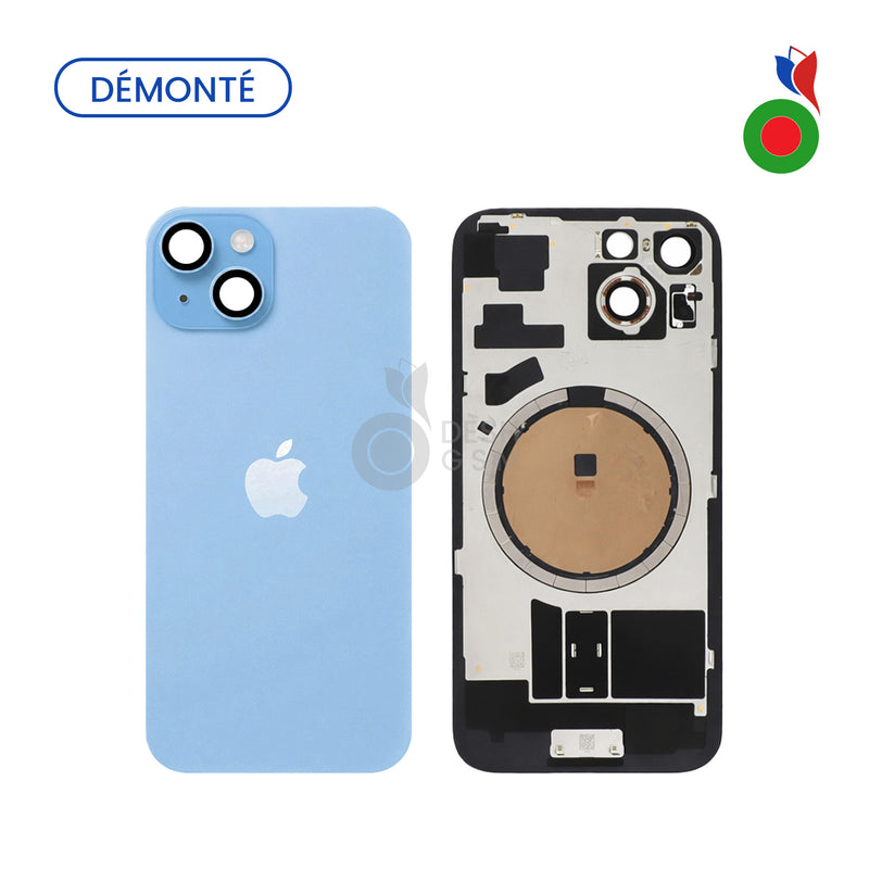 Vitre Arriere - iPhone 15 Plus | BLEU (Original Demonte) - Grade A