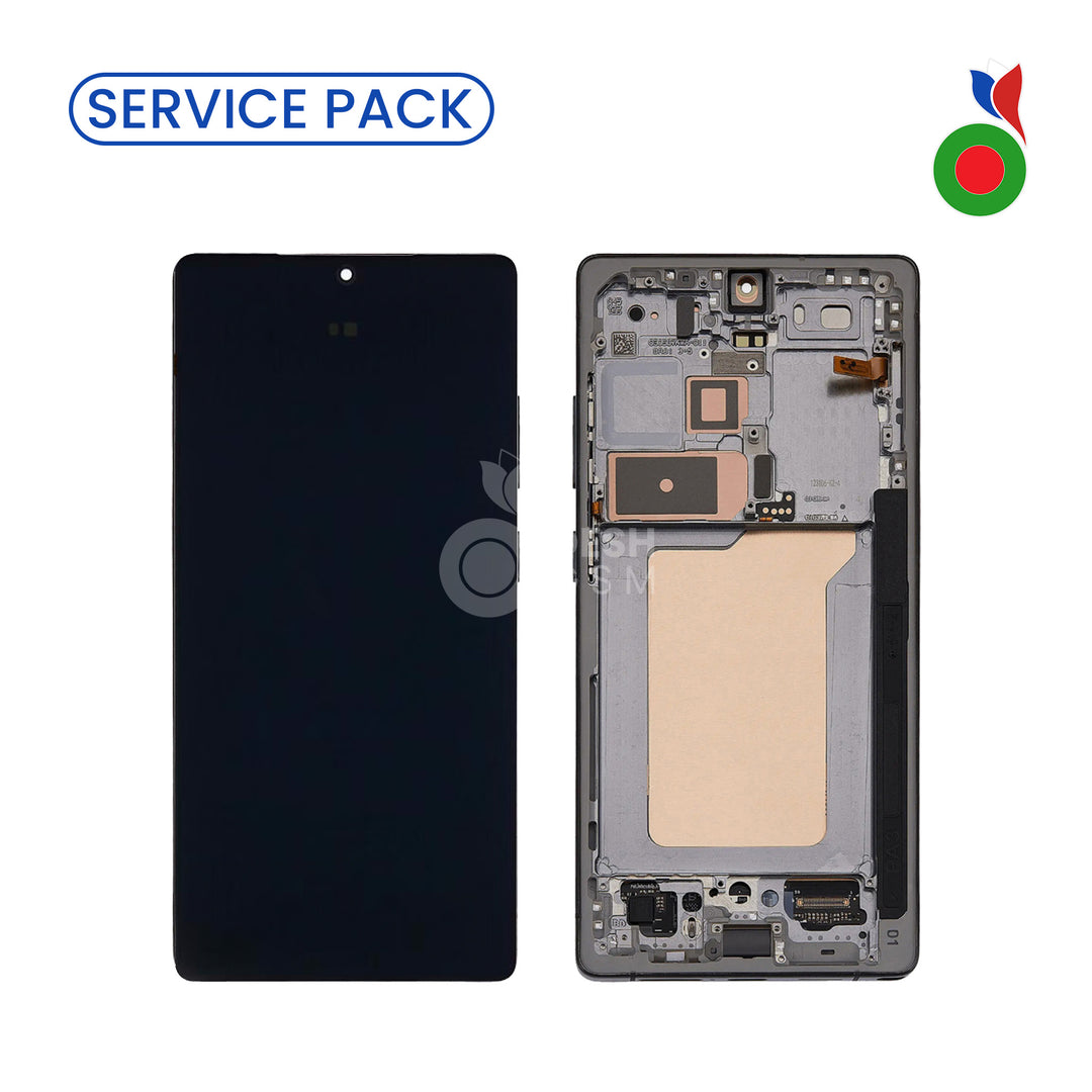 Ecran Complet LCD S25 Ultra 5G avec Chassis (SILVER) - SERVICE PACK | SAMSUNG