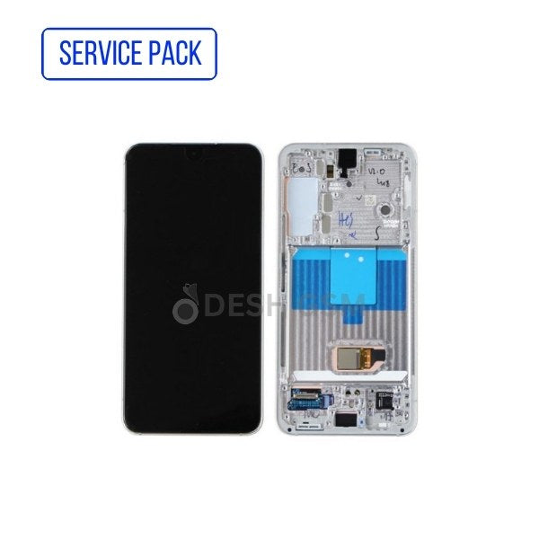 ECRAN SAMSUNG S22 S901 S901B | SERVICE PACK AVEC CHASSIS *VERT*