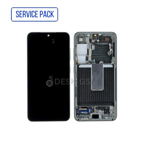 SAMSUNG S23 Plus 5G 2023 S916B SERVICE PACK ECRAN (Graphite) AVEC CHASSIS