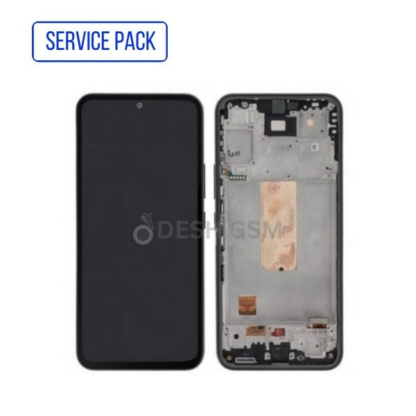 ECRAN SAMSUNG A546B (A54 5G 2023) avec Chassis SERVICE PACK NOIR