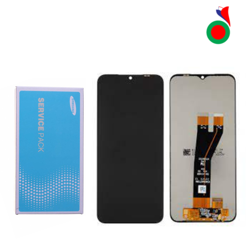 ECRAN SAMSUNG SM-A146B 5G A145F 4G A14 2023)SANS CHASSIS (BIG CONNECTEUR) NAPPE NOIR
