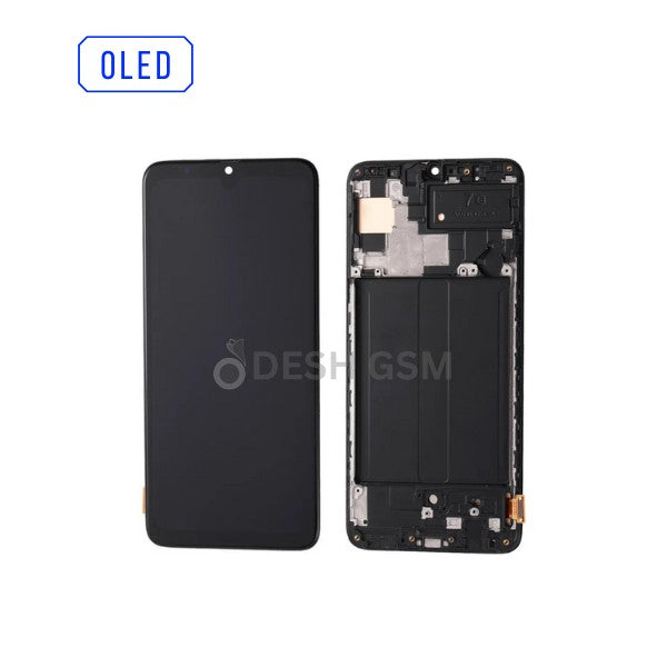 ECRAN Samsung A70S A707F OLED AVEC Chassis