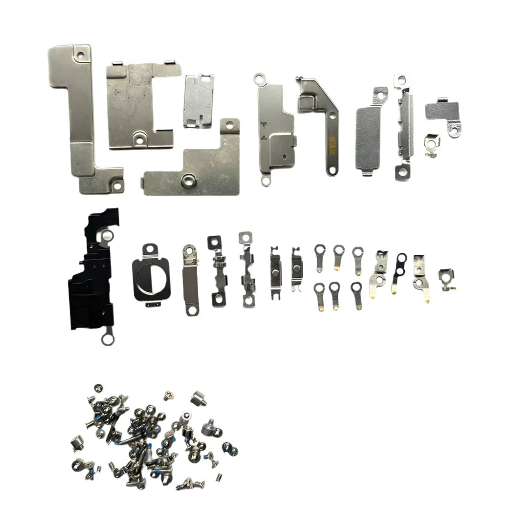 Jeu de vis interne et Plaquede Protection métal complet iPhone 15 | 15 PLUS| 15 PRO | 15 PRO MAX(Pour 1 Model)