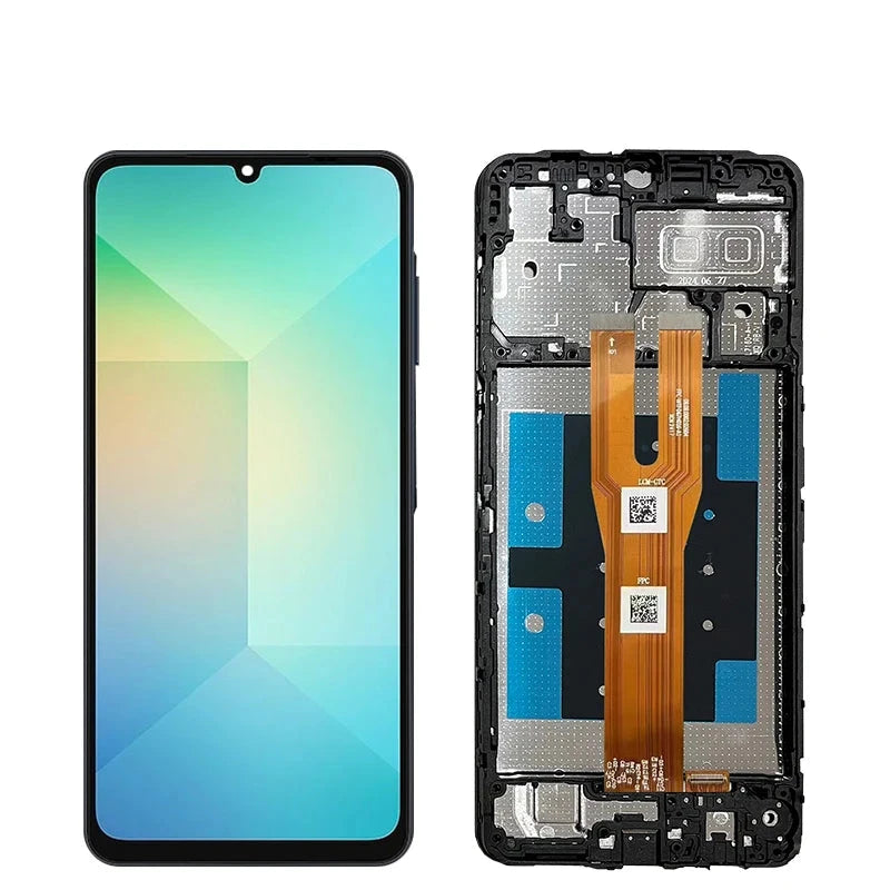 ECRAN COMPLET SAMSUNG SM A065F (A06 2024) AVEC CHASSIS SERVICE PACK