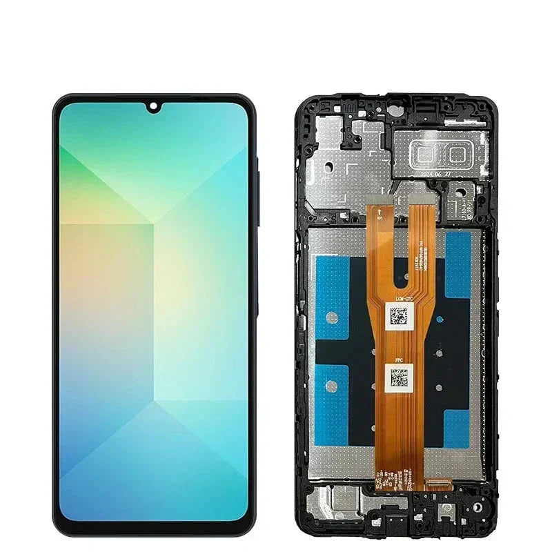 ECRAN COMPLET SAMSUNG SM A065F (A06 2024) AVEC CHASSIS SERVICE PACK
