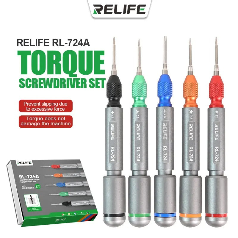 Screwdriver High Torque Set - 5pcs (RL-724A) | RELIFE