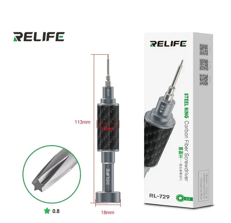 RELIFE Tournevis en fibre de carbone RL-730 Y0.8 Classic