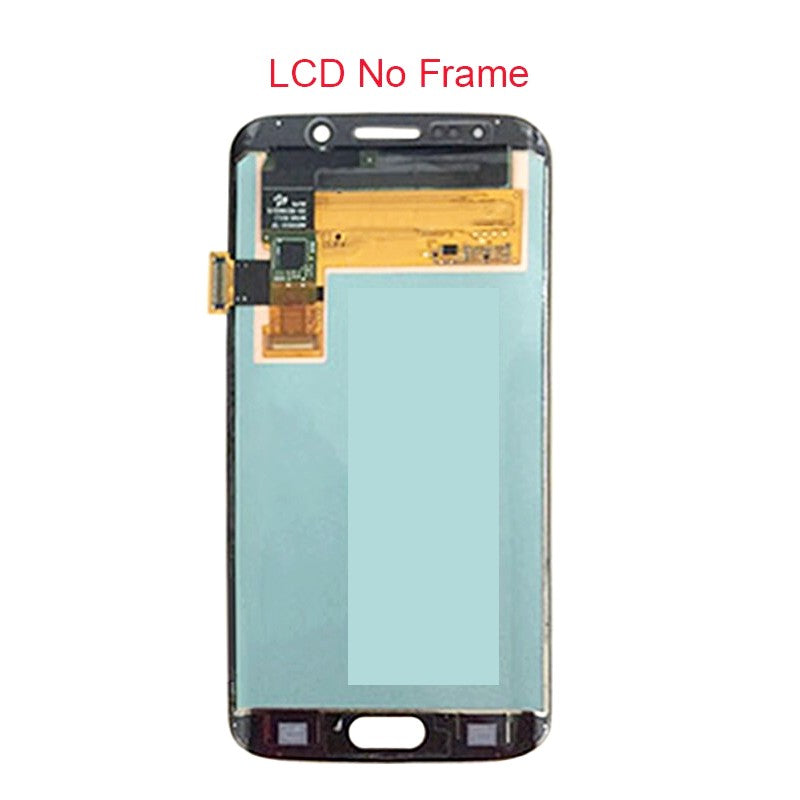 Ecran LCD SAMSUNG S6 EDGE G925F G925 COMPLET (OLED) NOIR /BLUE