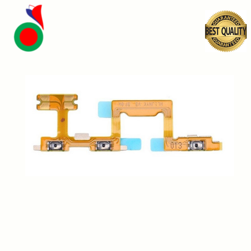 Power On Off Volume Up Down Button Mute key Switch Flex Cable Ribbon Power and Volume Nappe For Huawei P40 Lite 5G