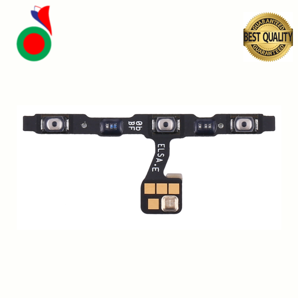 Power On Off Volume Up Down Button Mute key Switch Flex Cable Ribbon Power and Volume Nappe For Huawei P40 Pro