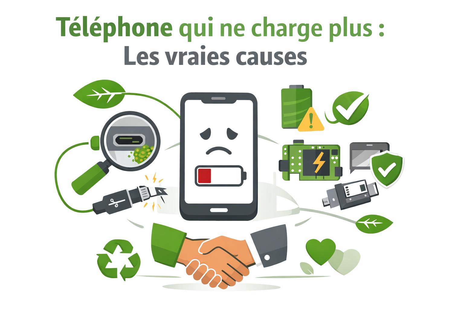 Téléphone qui ne charge plus : les vraies causes
